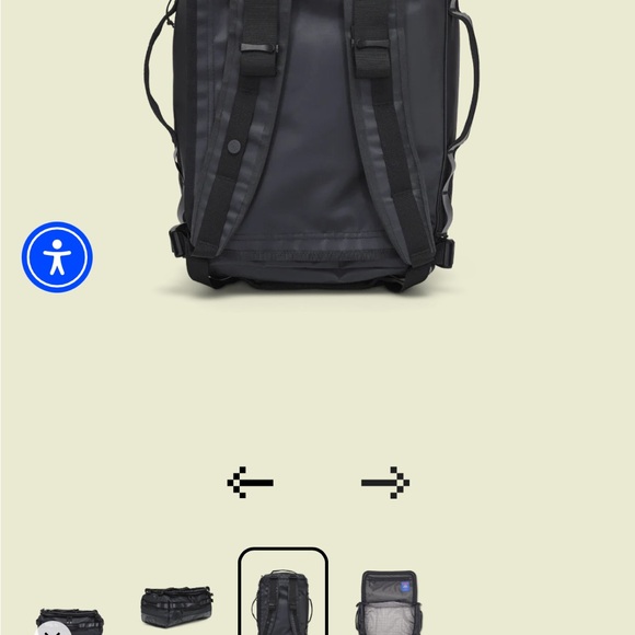 Baboon to the Moon, Go-Bag Mini Backpack, Black - Picture 2 of 11